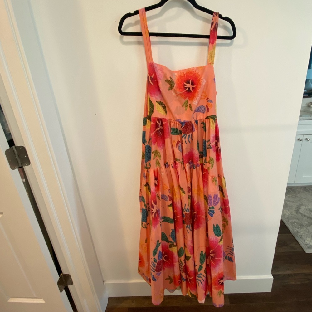 NWT Farm Rio Floral Sea Midi Dress